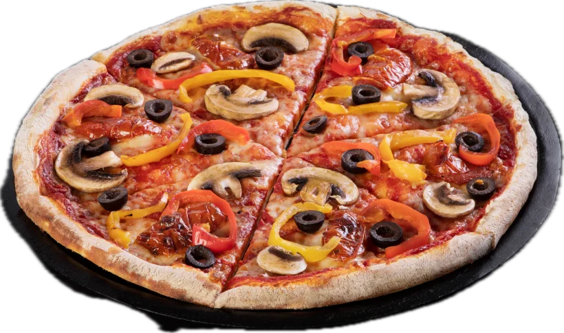 U.S. Pizza vegetarian pizza
