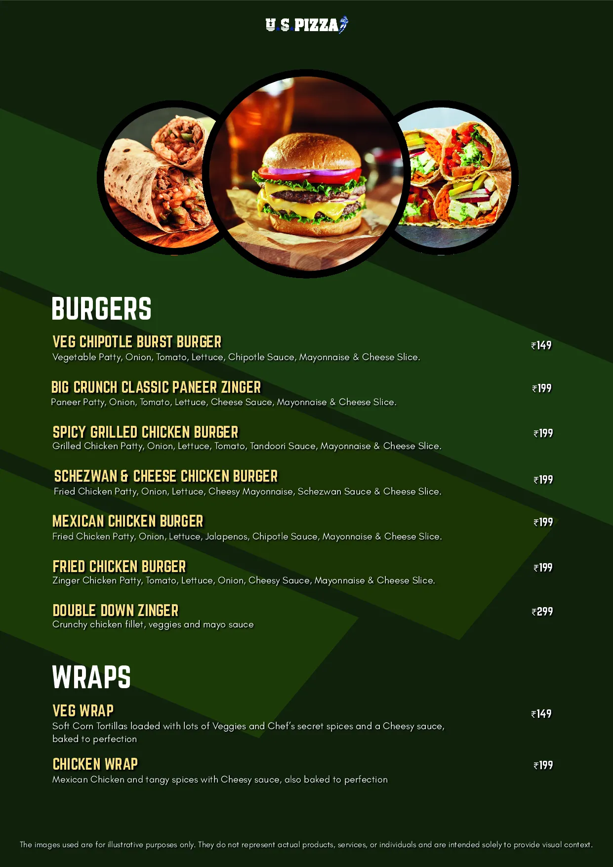 U.S.Pizza Monga City — Dine-in menu — page 10 of 16