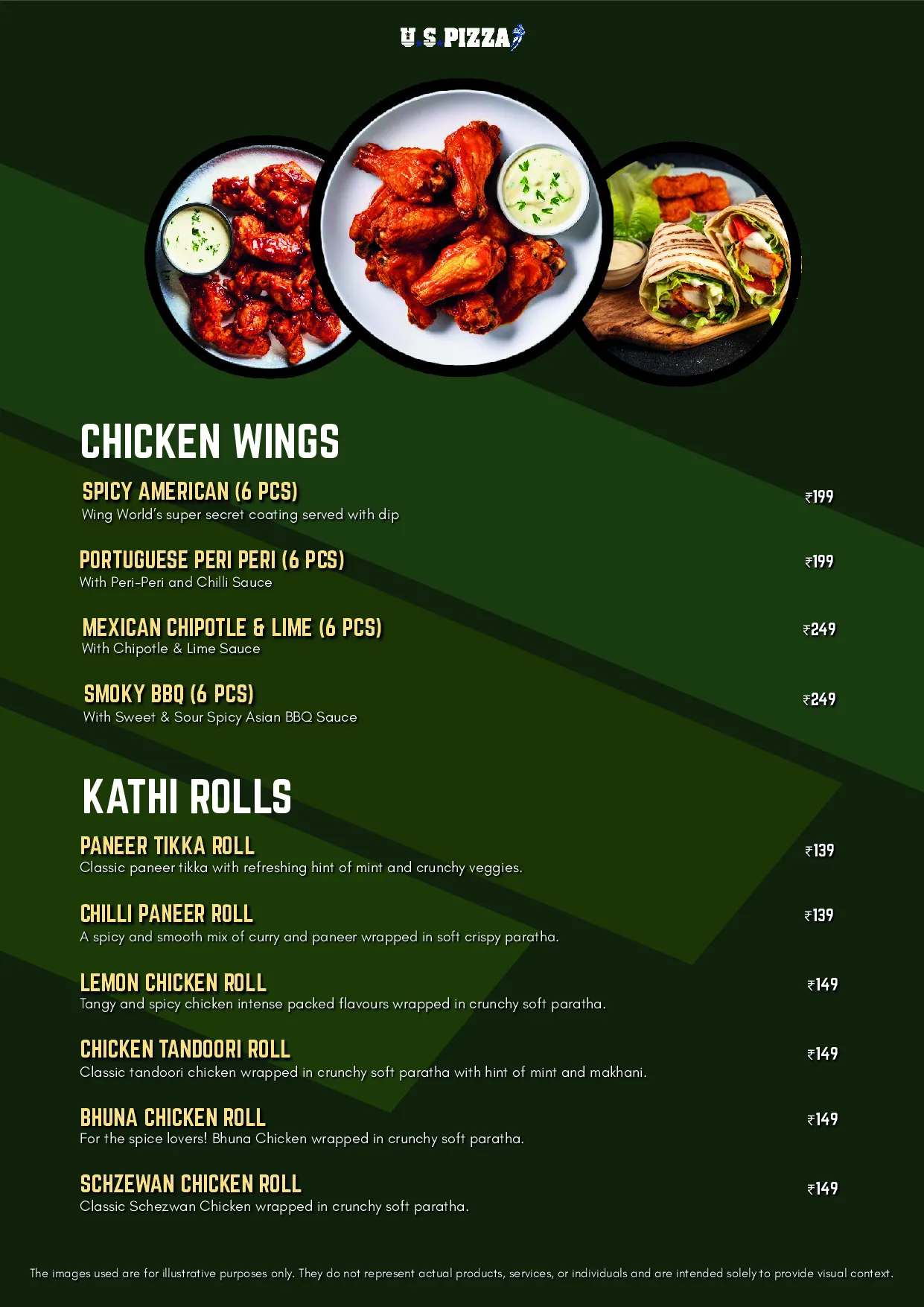U.S.Pizza Monga City — Dine-in menu — page 11 of 16