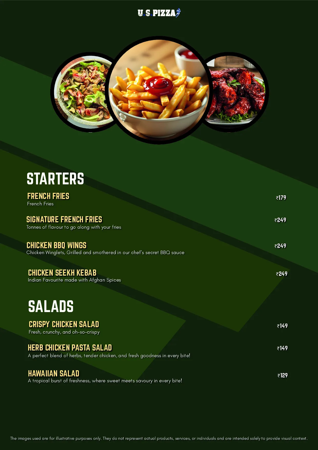 U.S.Pizza Monga City — Dine-in menu — page 7 of 16