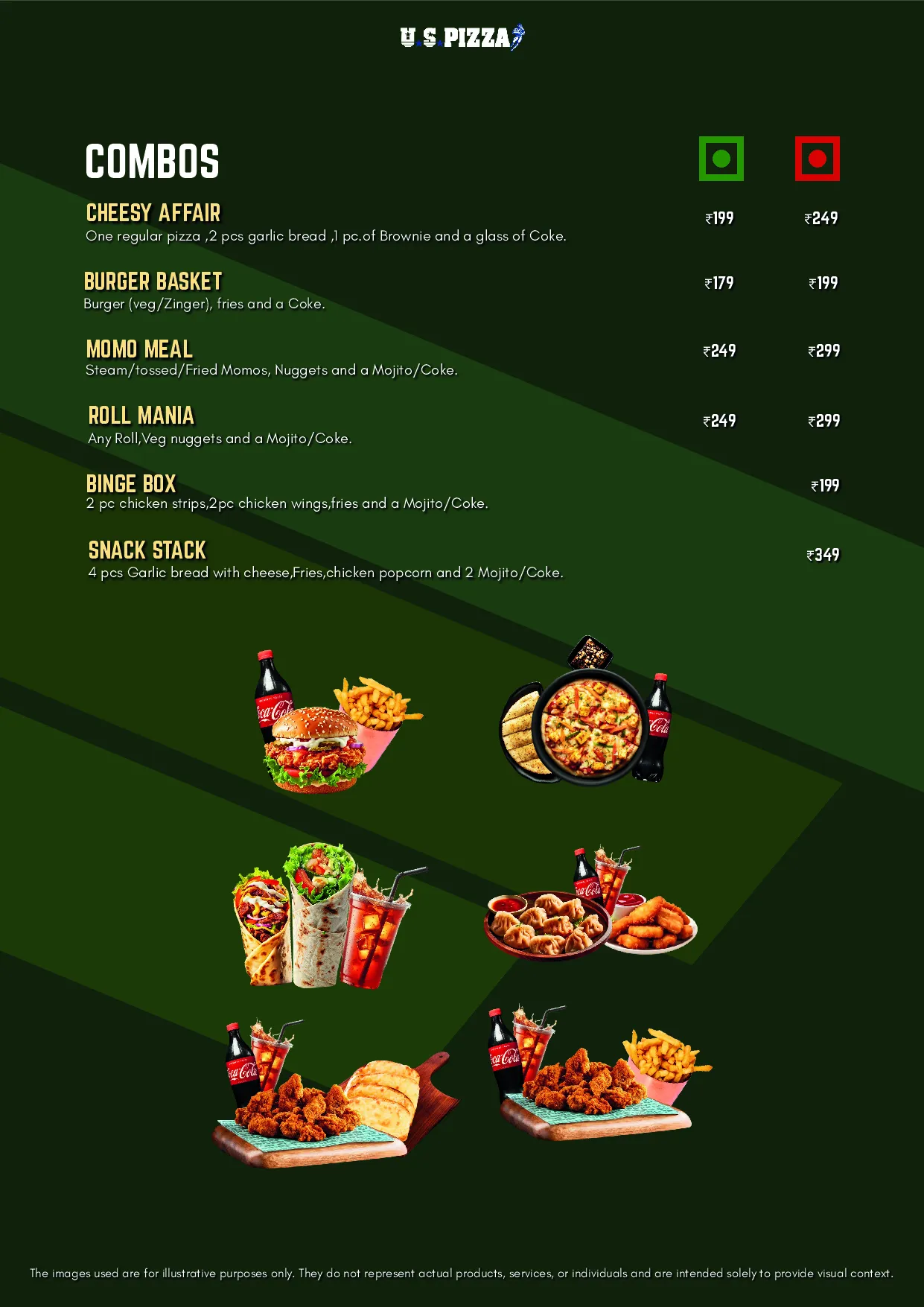 U.S.Pizza Kokapet — Dine-in menu — page 16 of 17