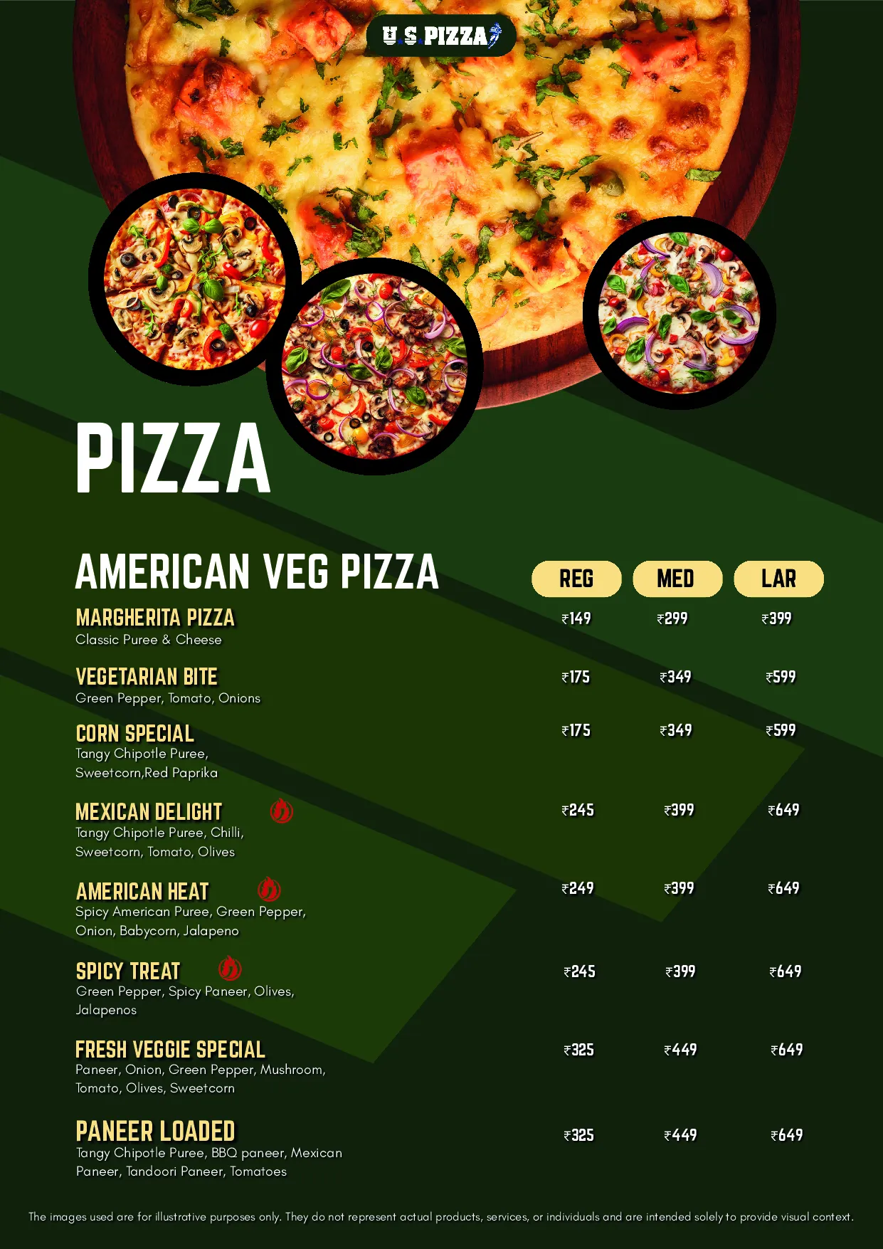 U.S.Pizza Kokapet — Dine-in menu — page 2 of 17