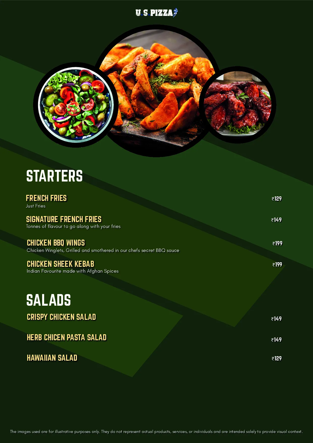 U.S.Pizza Kokapet — Dine-in menu — page 8 of 17