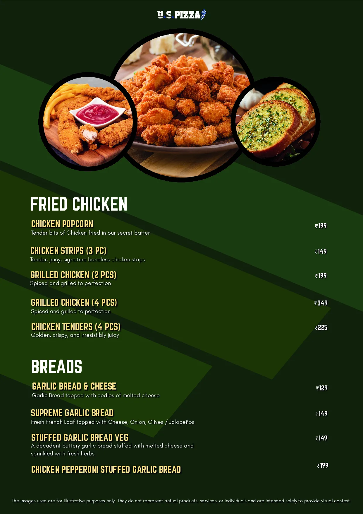 U.S.Pizza Kokapet — Dine-in menu — page 9 of 17