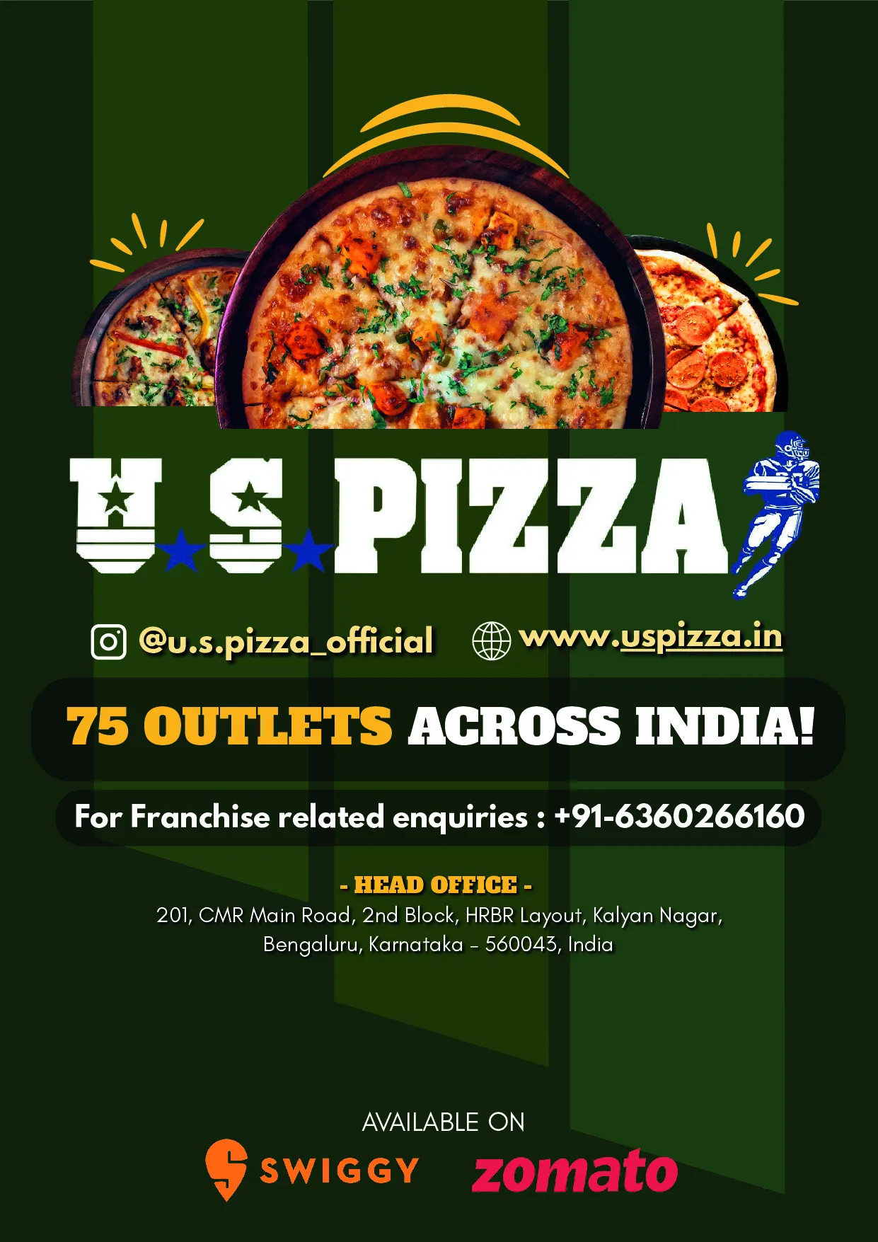 U.S.Pizza Mandvi — Dine-in menu — page 12 of 12